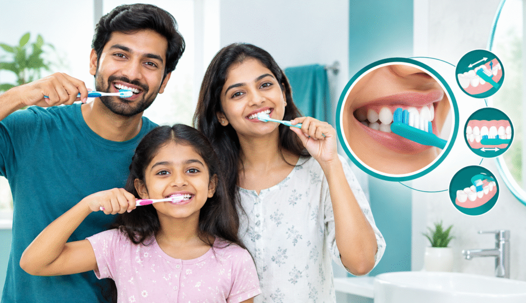 how to brush your teeth
